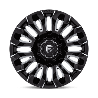 FUEL D828 QUAKE Gloss Black Milled