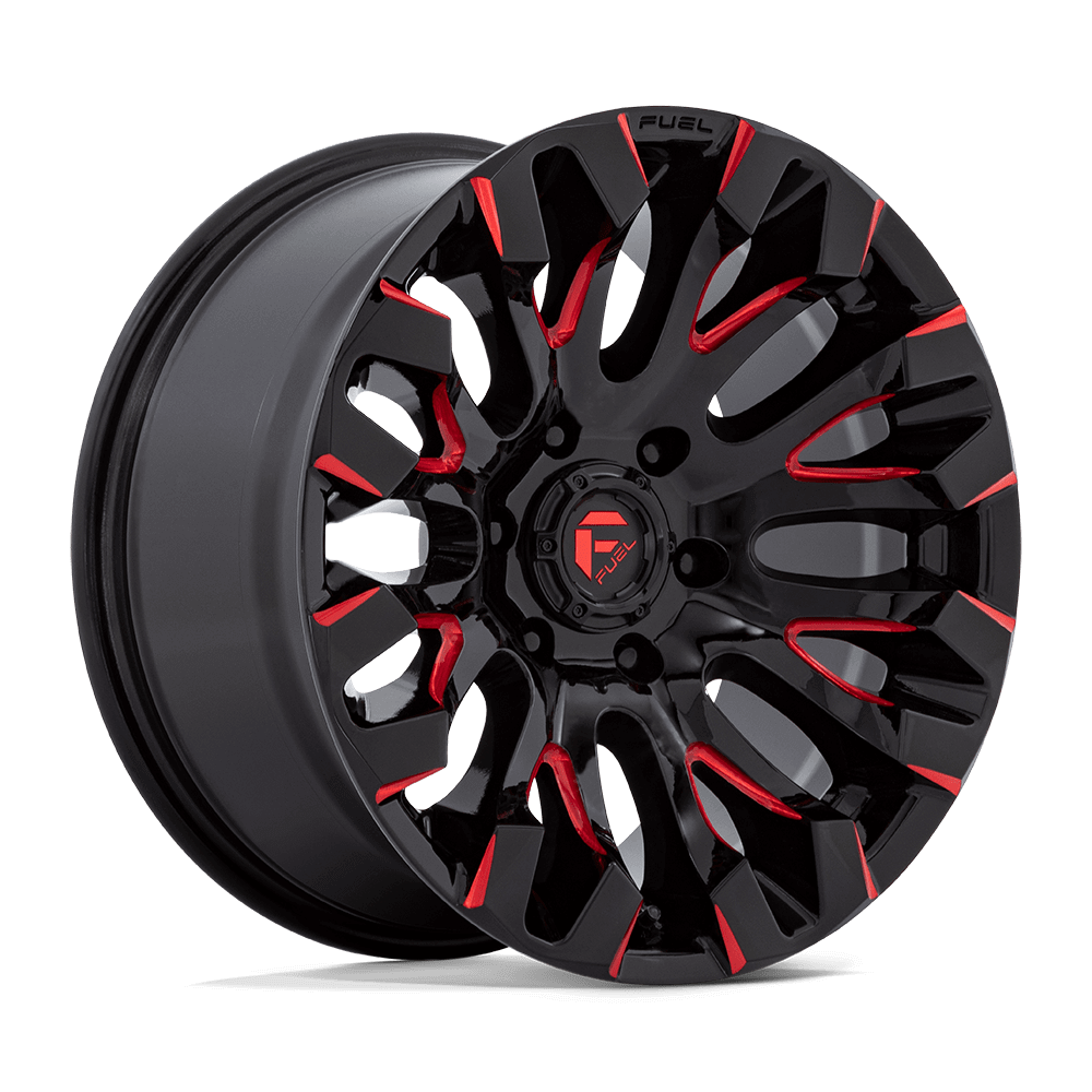 FUEL D829 QUAKE Gloss Black Milled Red Tint