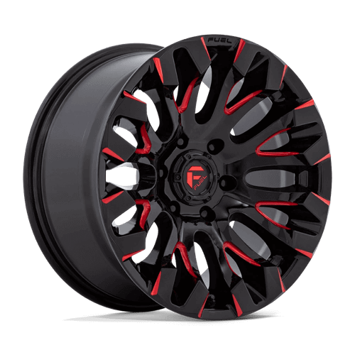 FUEL D829 QUAKE Gloss Black Milled Red Tint