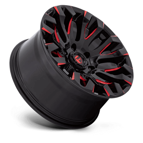 FUEL D829 QUAKE Gloss Black Milled Red Tint