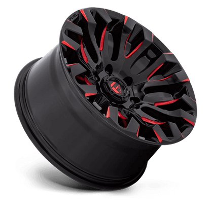 FUEL D829 QUAKE Gloss Black Milled Red Tint