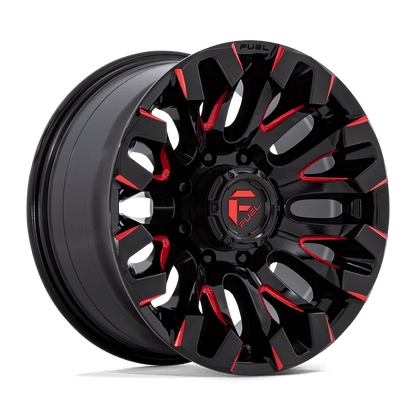 FUEL D829 QUAKE Gloss Black Milled Red Tint