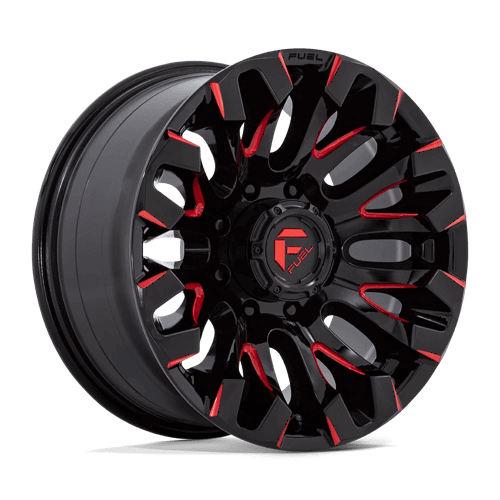FUEL D829 QUAKE Gloss Black Milled Red Tint