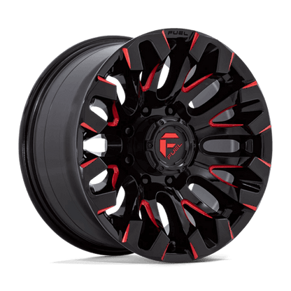 FUEL D829 QUAKE Gloss Black Milled Red Tint