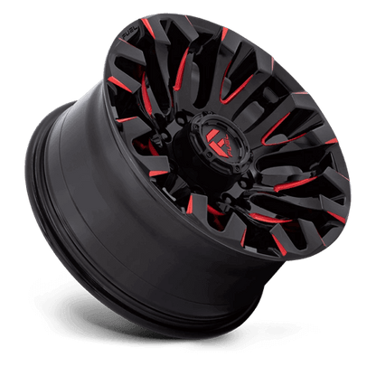 FUEL D829 QUAKE Gloss Black Milled Red Tint