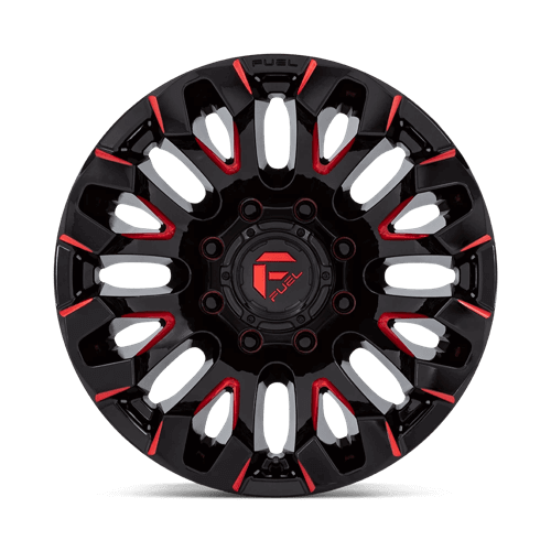 FUEL D829 QUAKE Gloss Black Milled Red Tint