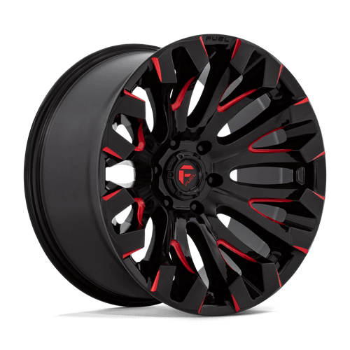 FUEL D829 QUAKE Gloss Black Milled Red Tint