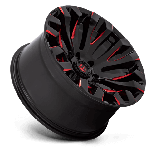 FUEL D829 QUAKE Gloss Black Milled Red Tint