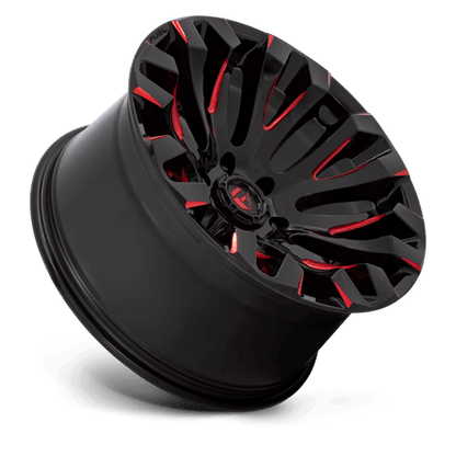 FUEL D829 QUAKE Gloss Black Milled Red Tint