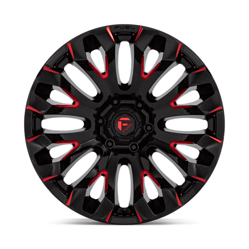 FUEL D829 QUAKE Gloss Black Milled Red Tint