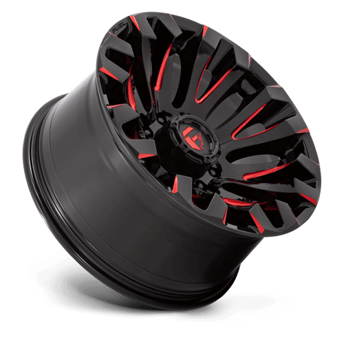 FUEL D829 QUAKE Gloss Black Milled Red Tint