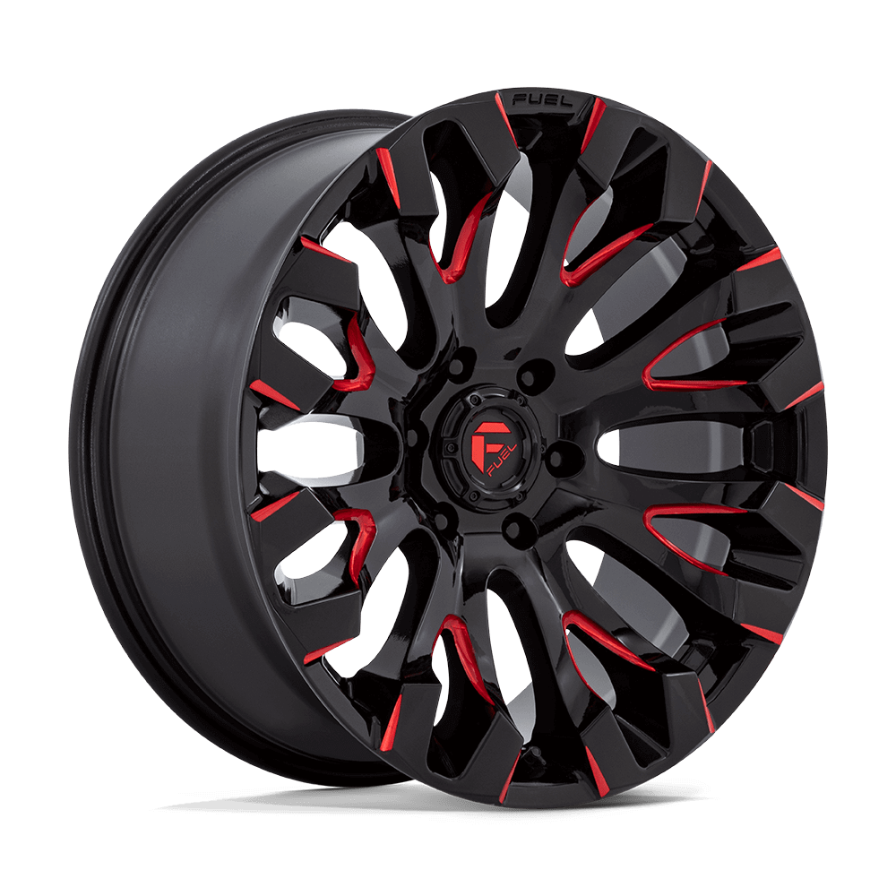 FUEL D829 QUAKE Gloss Black Milled Red Tint
