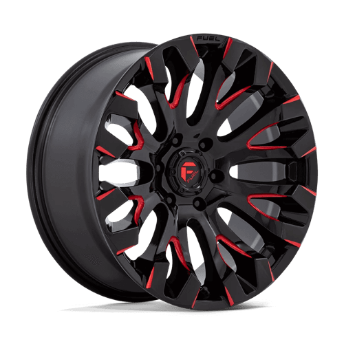 FUEL D829 QUAKE Gloss Black Milled Red Tint