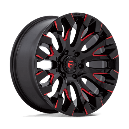 FUEL D829 QUAKE Gloss Black Milled Red Tint