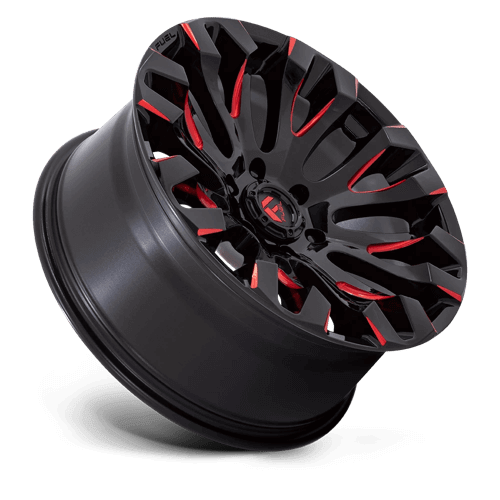 FUEL D829 QUAKE Gloss Black Milled Red Tint