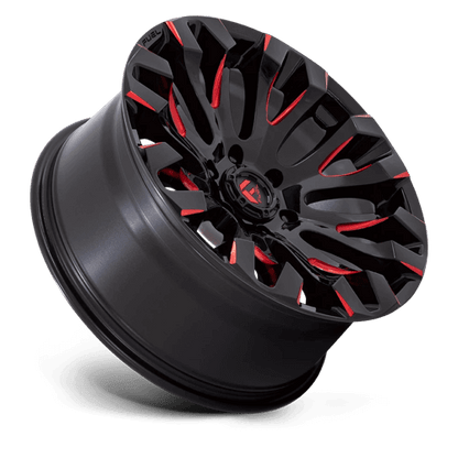 FUEL D829 QUAKE Gloss Black Milled Red Tint