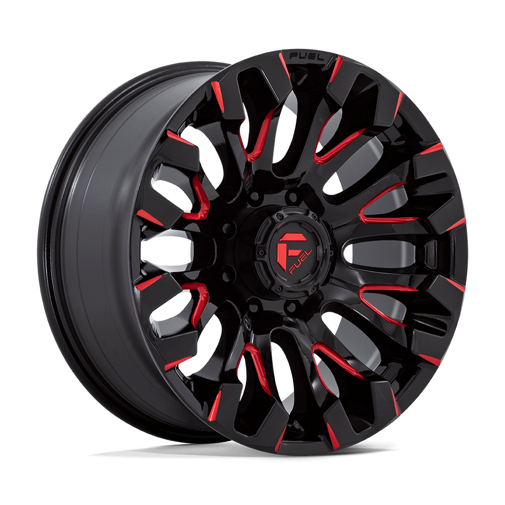 FUEL D829 QUAKE Gloss Black Milled Red Tint
