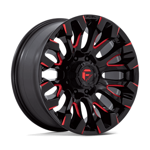 FUEL D829 QUAKE Gloss Black Milled Red Tint