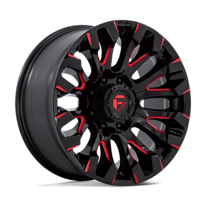 FUEL D829 QUAKE Gloss Black Milled Red Tint