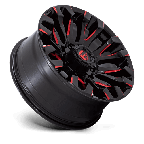 FUEL D829 QUAKE Gloss Black Milled Red Tint