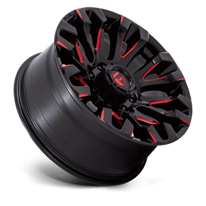 FUEL D829 QUAKE Gloss Black Milled Red Tint