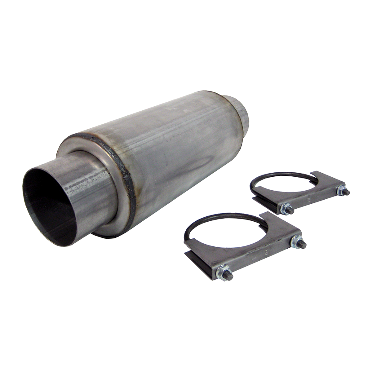 MBRP | Universal Muffler Exhaust Resonator 4 Inch Inlet/Outlet Armor Lite Series  | R2009