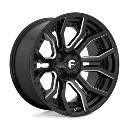FUEL D711 RAGE Gloss Black Milled