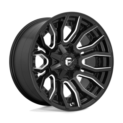 FUEL D711 RAGE Gloss Black Milled