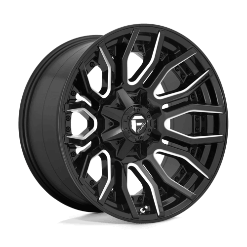 FUEL D711 RAGE Gloss Black Milled