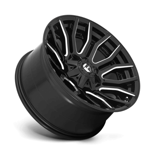 FUEL D711 RAGE Gloss Black Milled