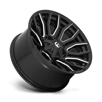FUEL D711 RAGE Gloss Black Milled