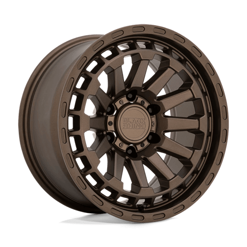 Black Rhino RAID Matte Bronze wheel featuring a concave multi-spoke design and rugged monoblock construction.