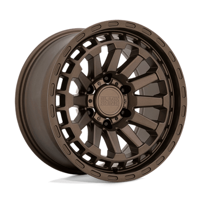 Black Rhino RAID Matte Bronze wheel featuring a concave multi-spoke design and rugged monoblock construction.