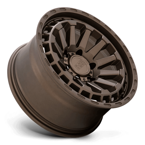 Black Rhino RAID Matte Bronze wheel showcasing a rugged design perfect for adventure vehicles.
