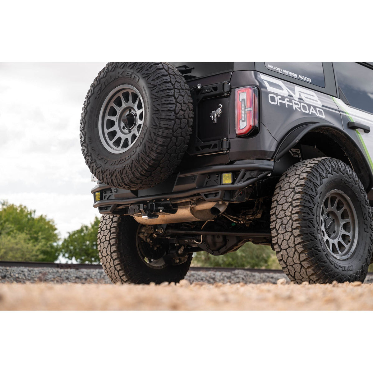DV8 OFF-ROAD RBBR-08 DV8 Offroad RBBR-08 2021 for 2025 Ford Bronco Rear Tube Bumper