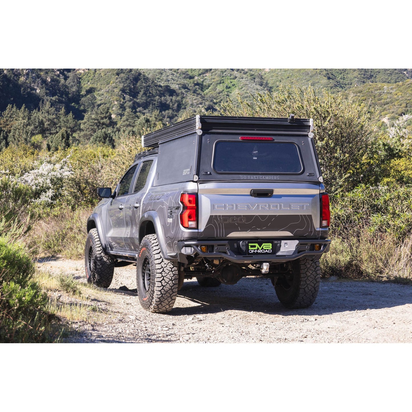 DV8 OFF-ROAD | 2023 2026 GMC Canyon & Chevy Colorado Tube Rear Bumper  | RBCS3-04