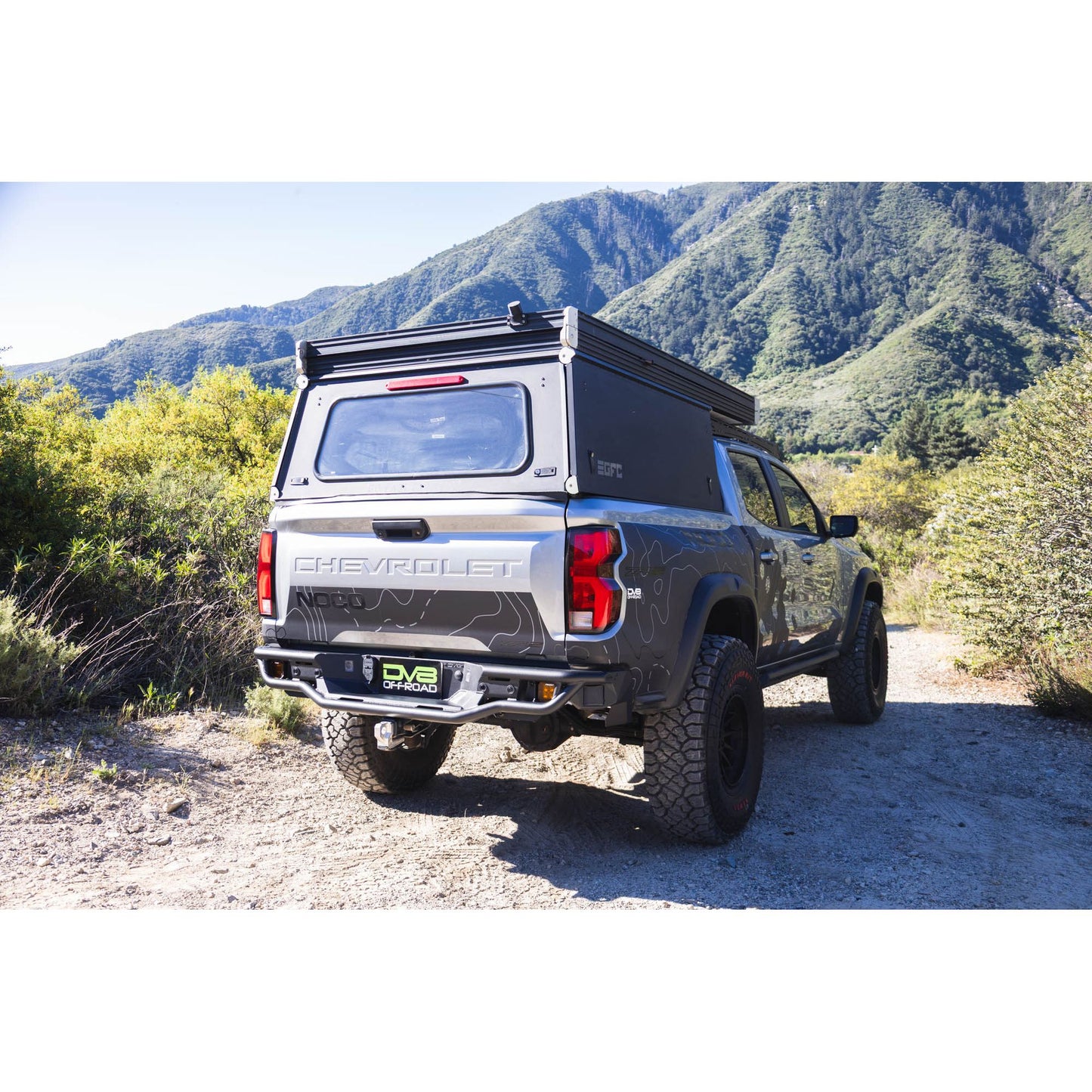 DV8 OFF-ROAD | 2023 2026 GMC Canyon & Chevy Colorado Tube Rear Bumper  | RBCS3-04