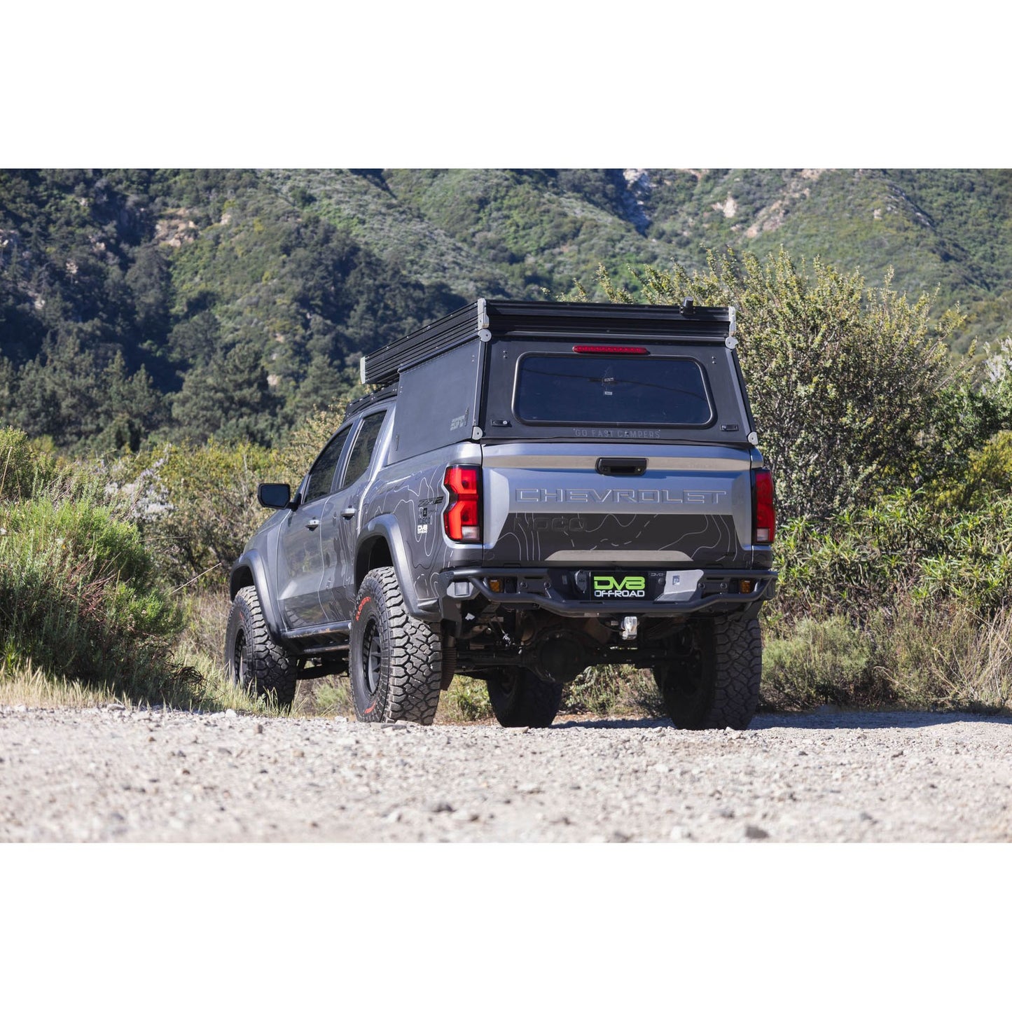 DV8 OFF-ROAD | 2023 2026 GMC Canyon & Chevy Colorado Tube Rear Bumper  | RBCS3-04