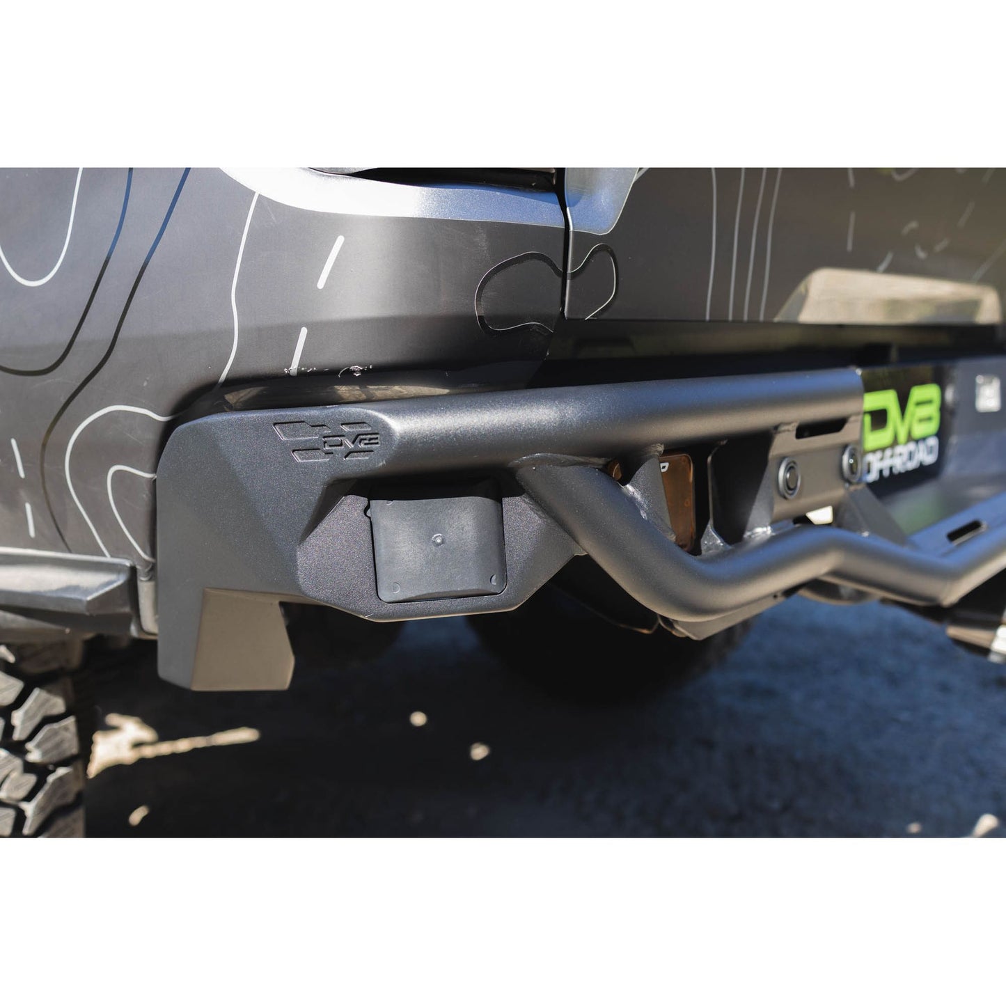 DV8 OFF-ROAD | 2023 2026 GMC Canyon & Chevy Colorado Tube Rear Bumper  | RBCS3-04