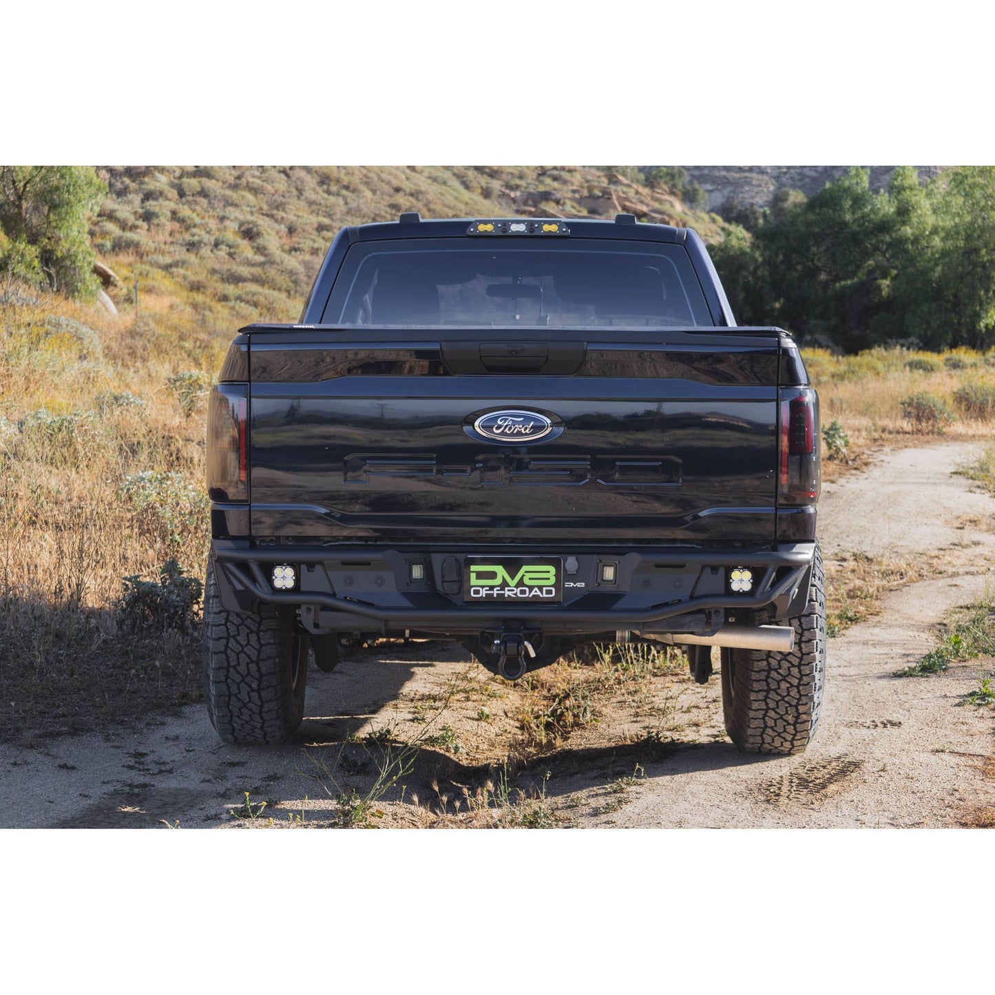 DV8 OFF-ROAD | 2021 2026 Ford F 150 Tube Rear Bumper  | RBFF1-06