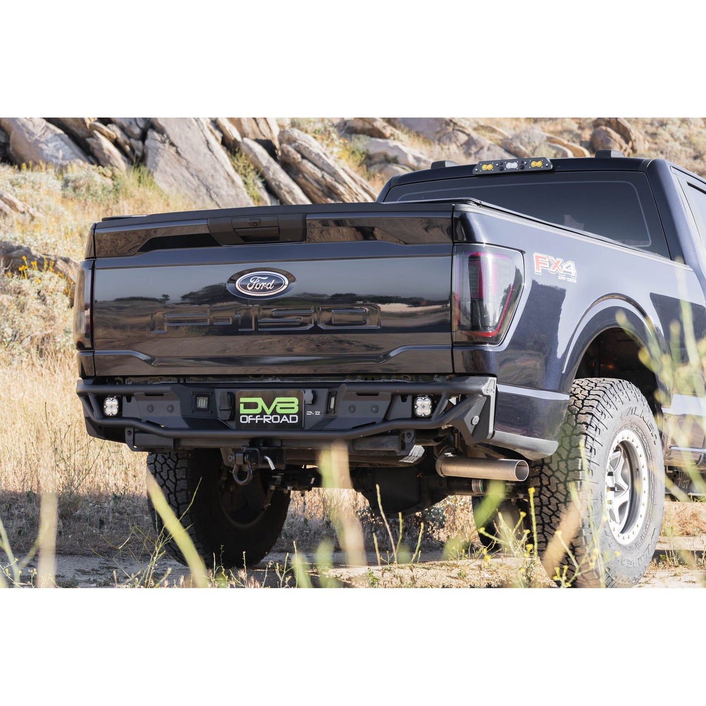 DV8 OFF-ROAD | 2021 2026 Ford F 150 Tube Rear Bumper  | RBFF1-06