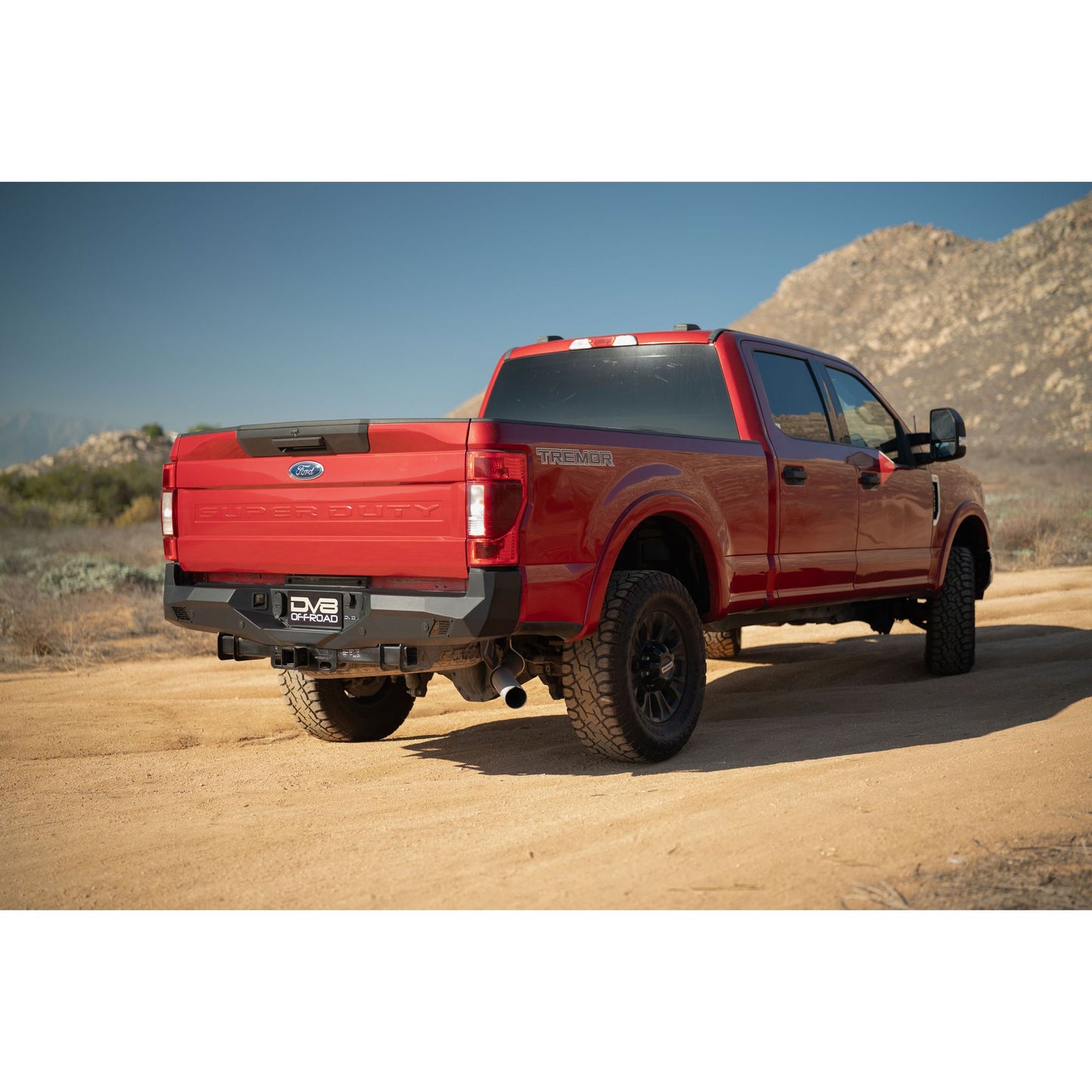 DV8 OFF-ROAD | 2017 2025 Ford Super Duty Spec Series Rear Bumper  | RBFF2-03