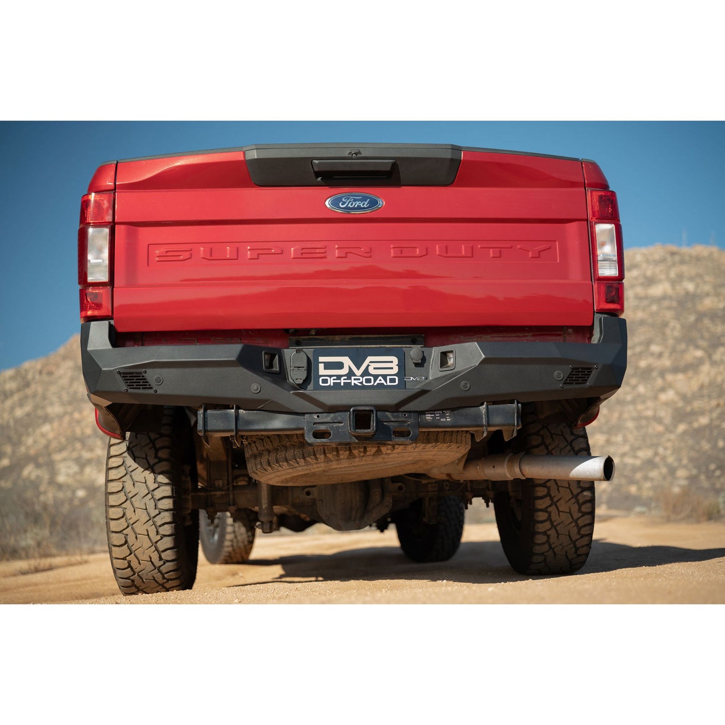 DV8 OFF-ROAD | 2017 2025 Ford Super Duty Spec Series Rear Bumper  | RBFF2-03