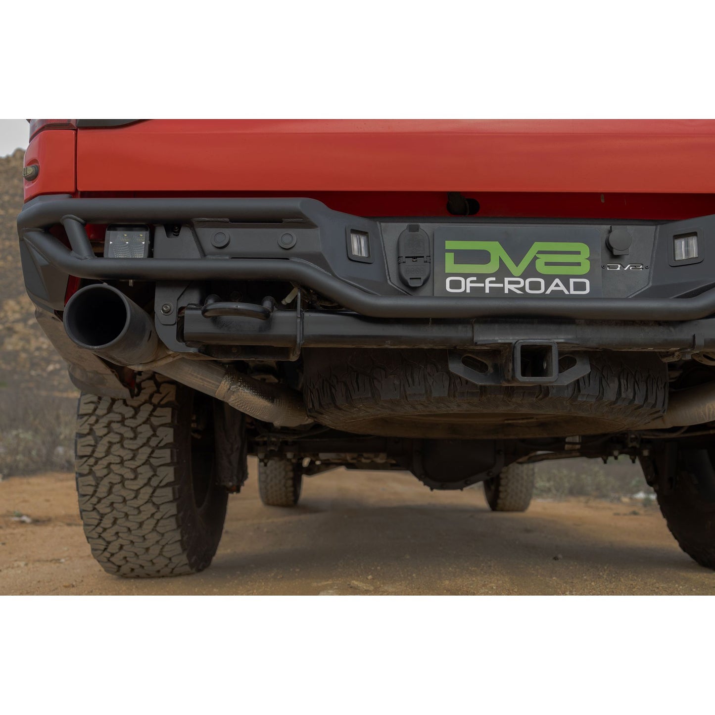 DV8 OFF-ROAD | 2017 2020 Ford F 150 Raptor Tube Rear Bumper  | RBFR1-01
