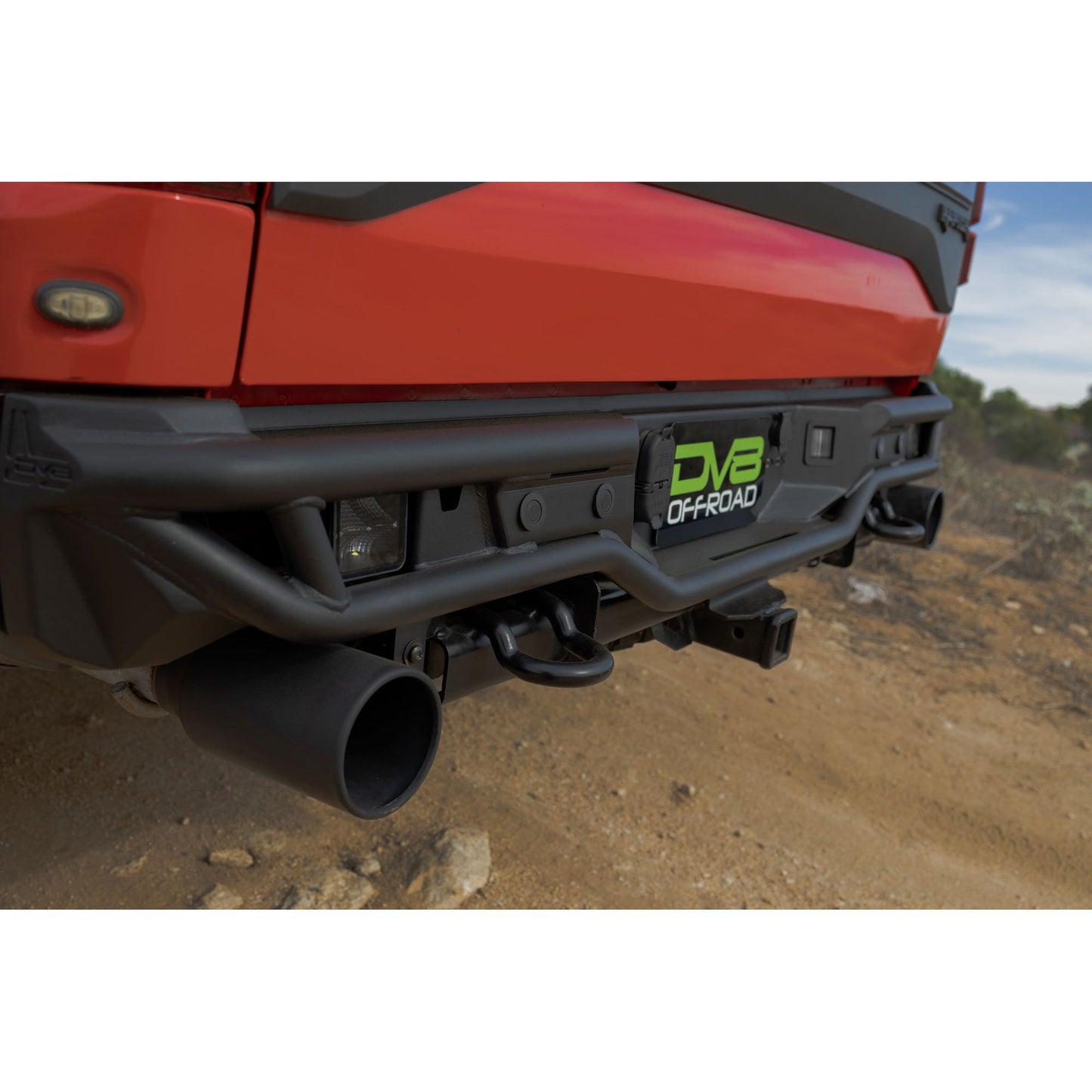 DV8 OFF-ROAD | 2017 2020 Ford F 150 Raptor Tube Rear Bumper  | RBFR1-01