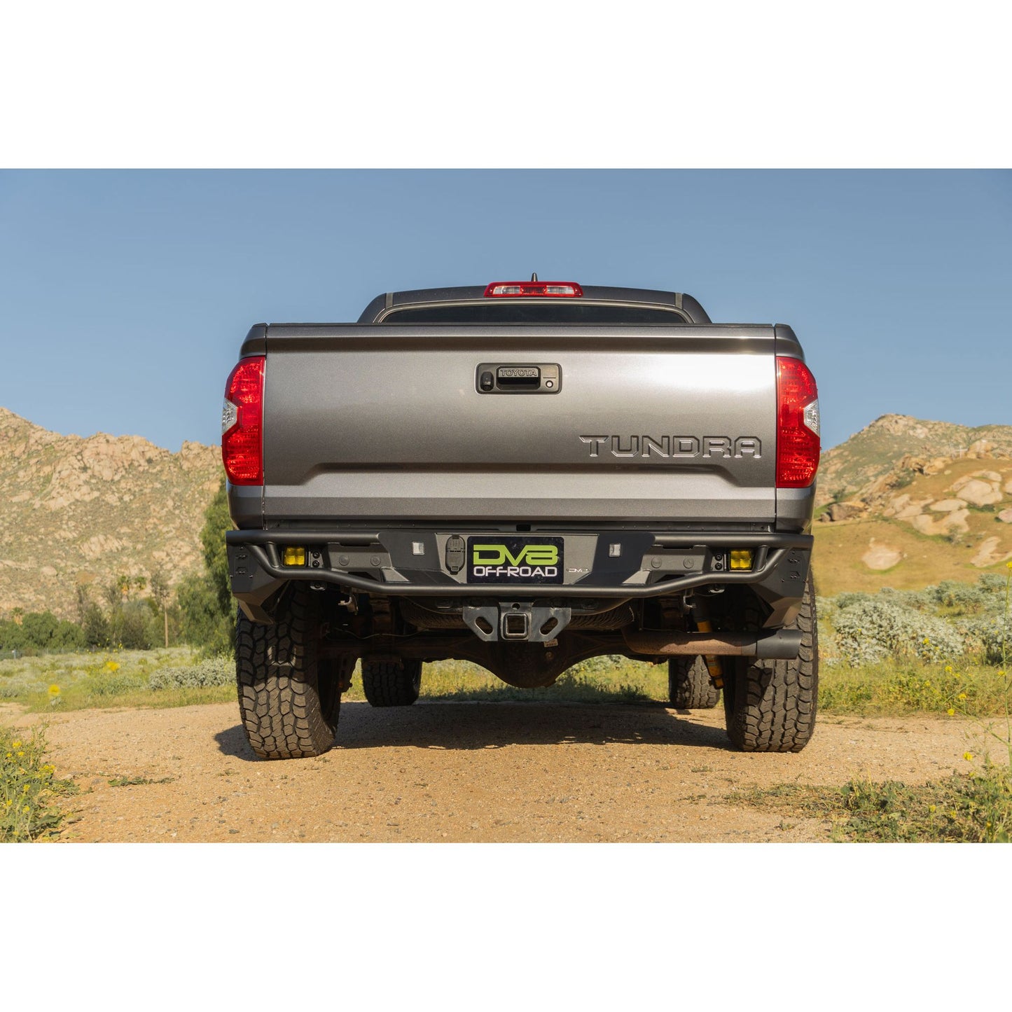 DV8 OFF-ROAD | 2014 2021 Toyota Tundra Tube Rear Bumper  | RBTT2-07