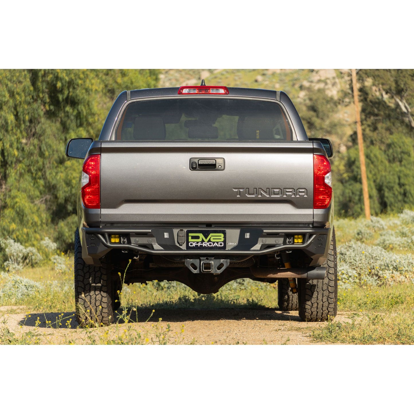 DV8 OFF-ROAD | 2014 2021 Toyota Tundra Tube Rear Bumper  | RBTT2-07