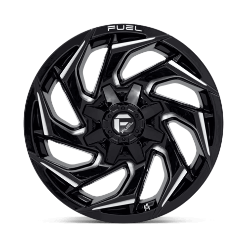 FUEL D753 REACTION Gloss Black Milled