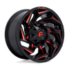 FUEL D755 REACTION Gloss Black Milled W/ Red Tint