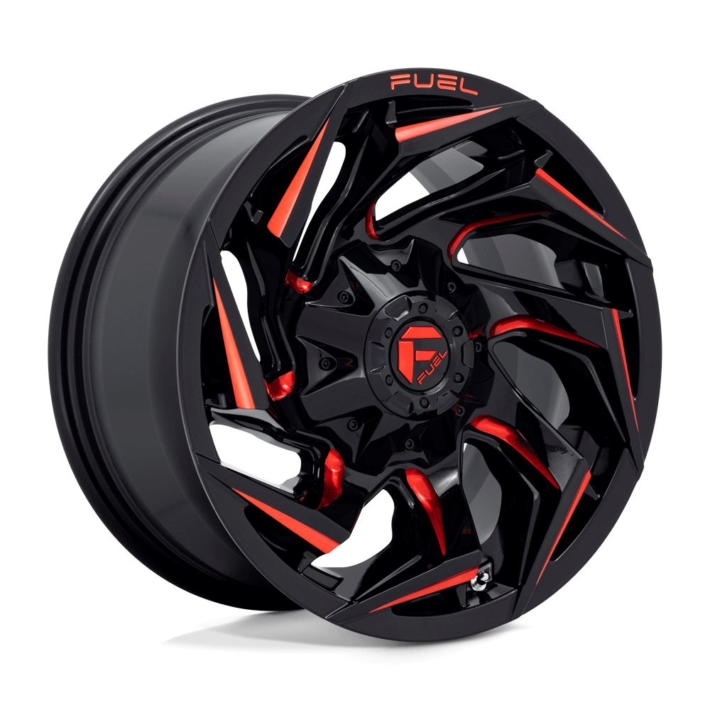 FUEL D755 REACTION Gloss Black Milled W/ Red Tint